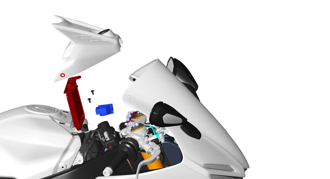 820RR: Quick-replace air-filter design
