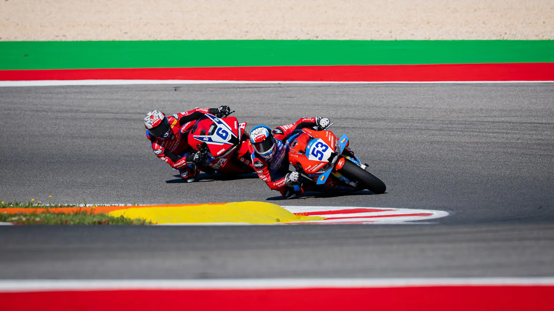 ZXMOTO racers competing in World Supersport